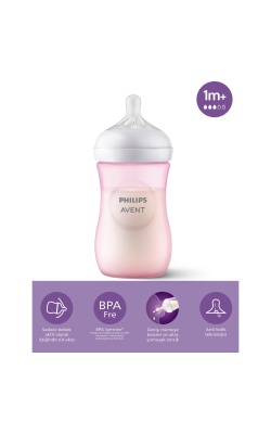 Philips Avent Natural Response PP Pembe Biberon 1+ Ay 260 ml SCY903/11