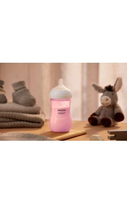 Philips Avent Natural Response PP Pembe Biberon 1+ Ay 260 ml SCY903/11