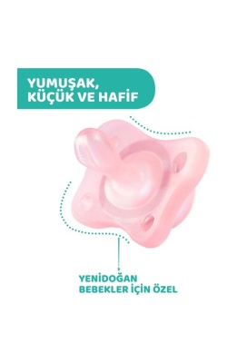 Chicco PhysioForma Mini Soft 2li Emzik 2-6 Ay Kız