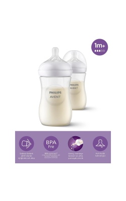 Philips Avent Natural Response PP 2li Biberon Seti, 1+ Ay 260ml SYC903/02