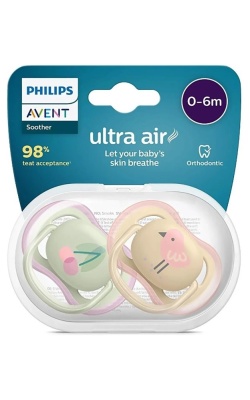 Philips Avent Ultra Air Emzik 0-6 Ay 2li Kız SCF085/59