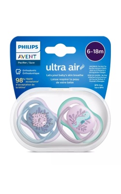 Philips Avent Ultra Air Emzik 6-18 Ay 2li Kız SCF085/61