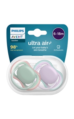 Philips Avent Ultra Air Emzik 6-18 Ay 2li Kız SCF085/16