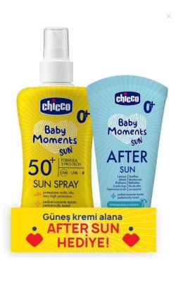 Chicco Güneş Kremi Spf 50+ 150 ml & Güneş Sonrası Kremi 150 ml