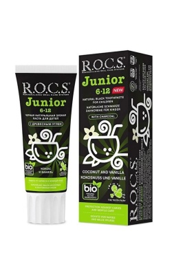 Rocs Junior Bitki İçerikli 6-12 Yaş Florürsüz Diş Macunu 60 ml