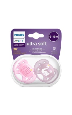 Philips Avent Ultra Soft Yumuşak 2li Emzik 6-18 Ay - SCF223/02