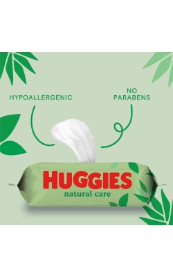 Huggies Yenidoğan Natural Care Islak Bebek Havlusu 56 Yaprak