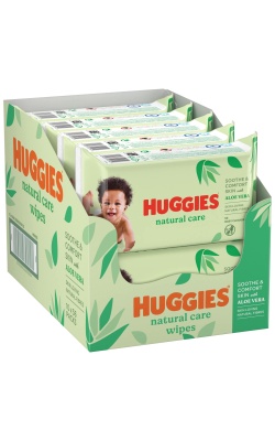 Huggies Natural Care Yenidoğan Islak Bebek Havlusu 10x56 Yaprak