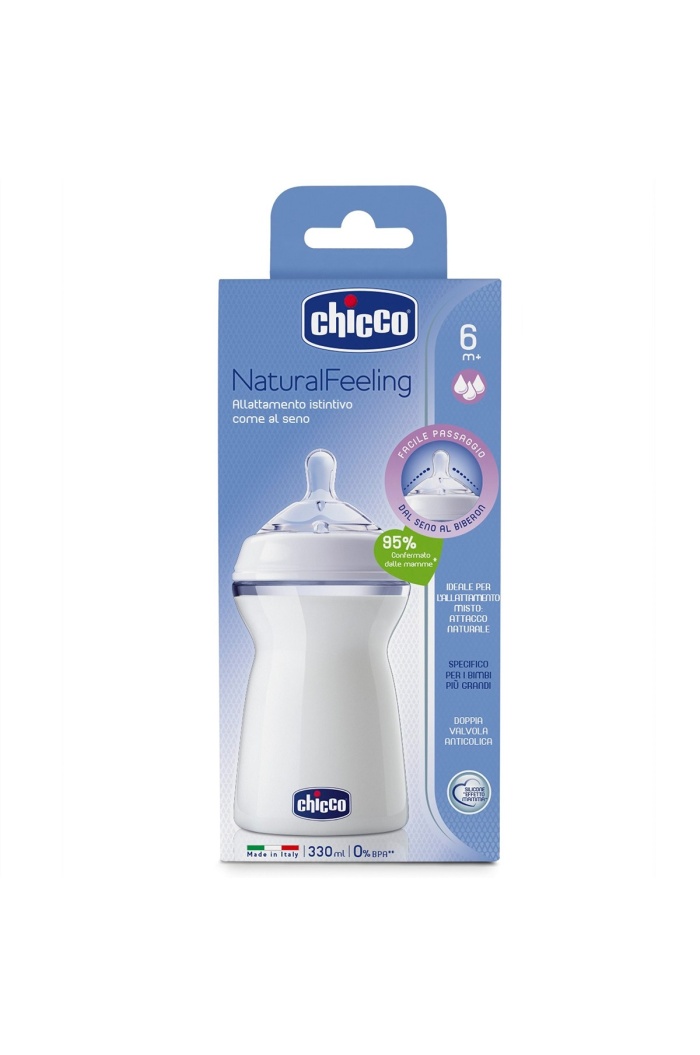 Chicco NaturalFeeling Biberon 6 Ay+ 330 ML