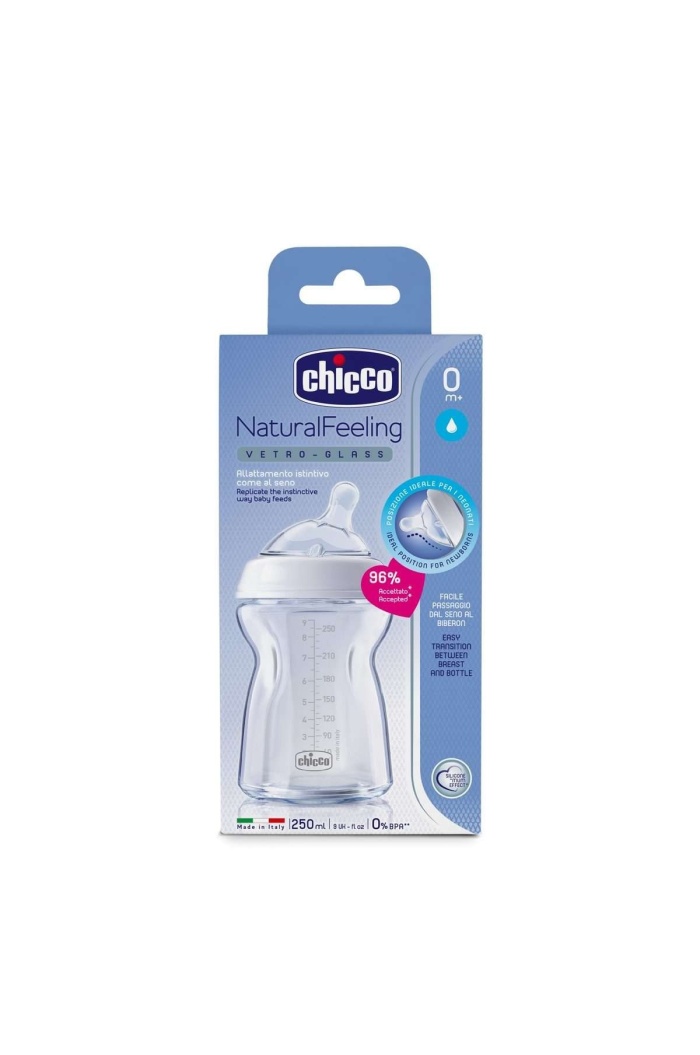 Chicco Natural Feeling Cam Biberon 250 ML 0 Ay+