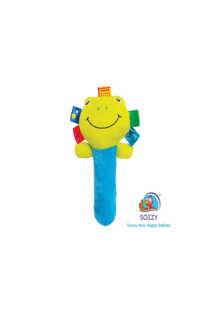 Sozzy Toys Çıngıraklı Sıksık Kurbağa - SZY161