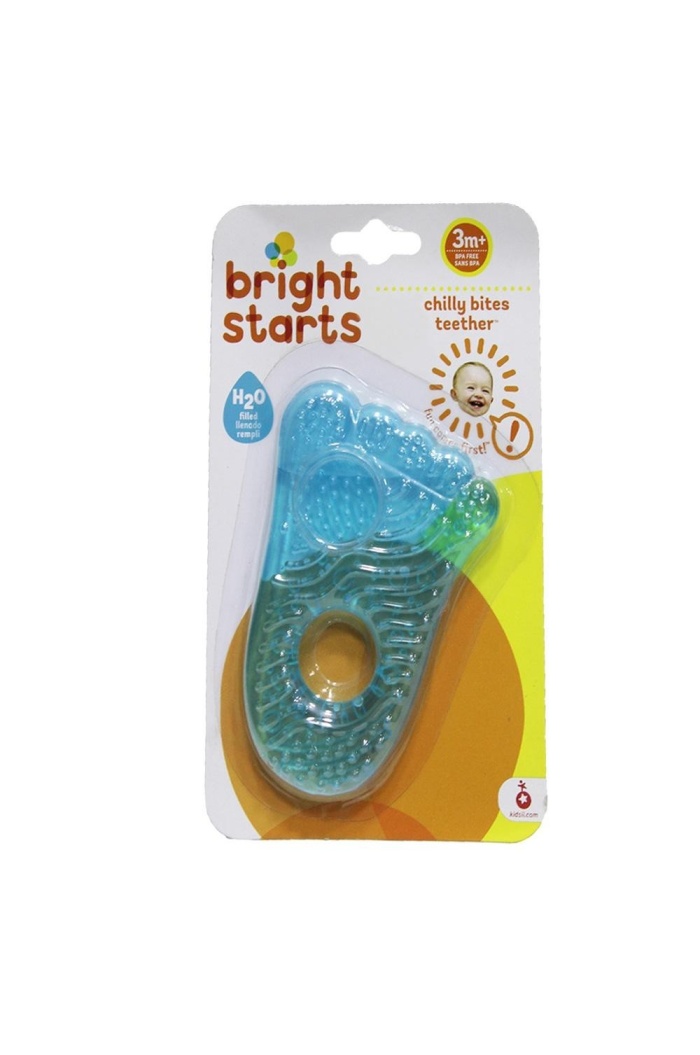 Bright Starts Ayak Şeklinde Dişlik - Mavi