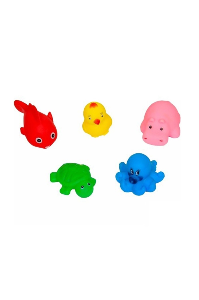 Sozzy Toys Neşeli Banyo Oyuncakları Sevimli Hayvanlar 5li