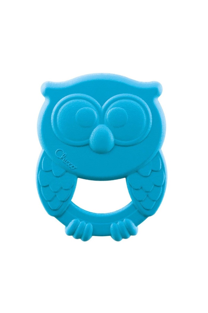 Chicco Owly Diş Kaşıyıcı 3-18 Ay - Mavi