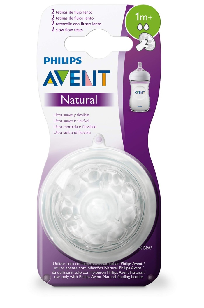 Philips Avent Natural Biberon Emziği +1 Ay 2li