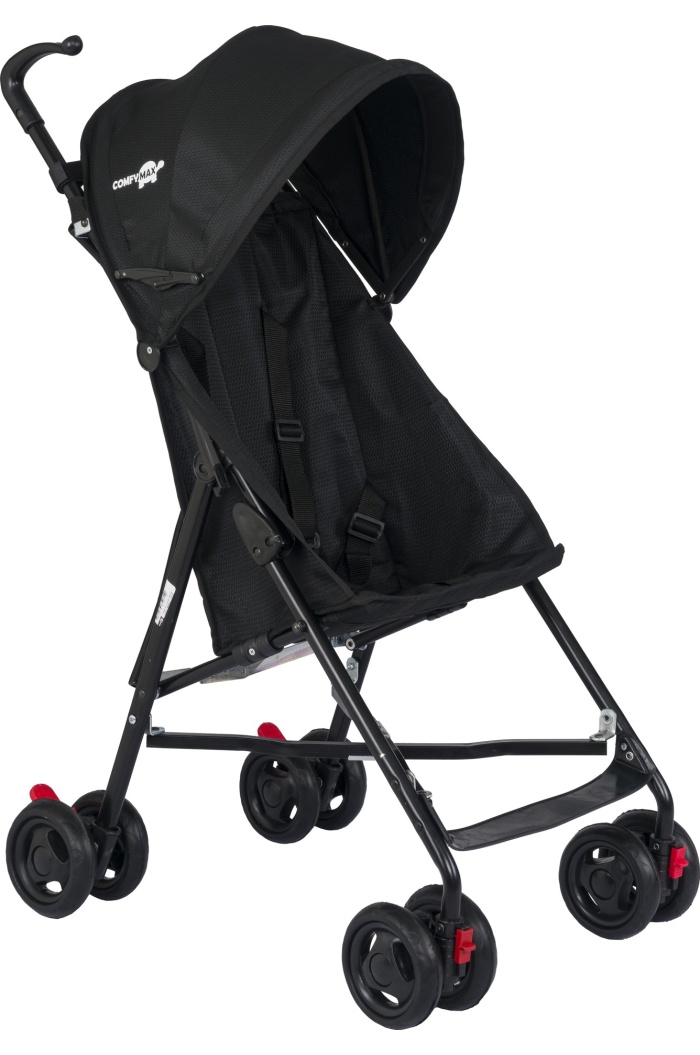 Comfymax Comfort II Baston Bebek Arabası - Siyah