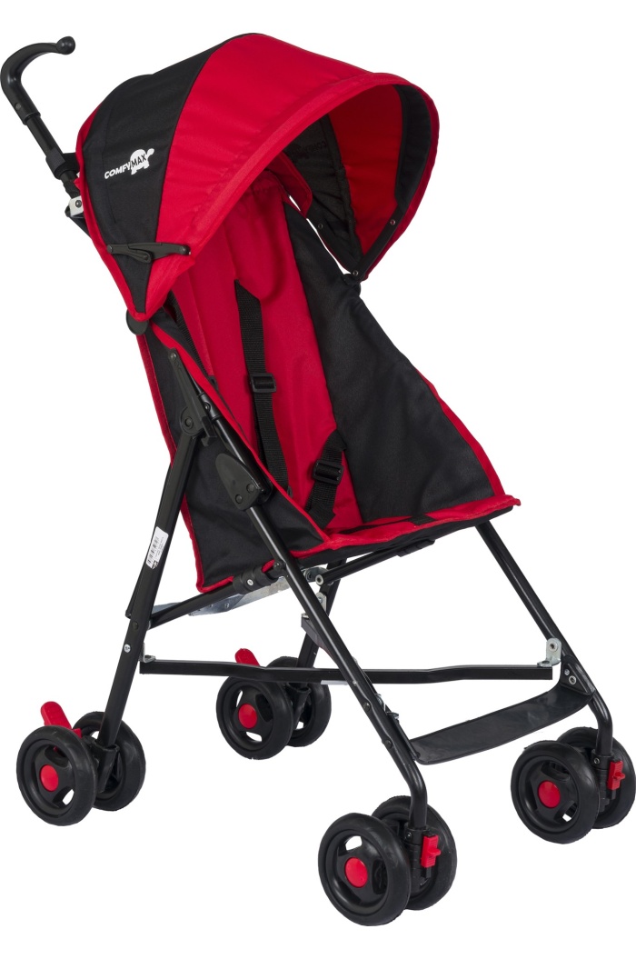 Comfymax Comfort II Baston Bebek Arabası - Kırmızı