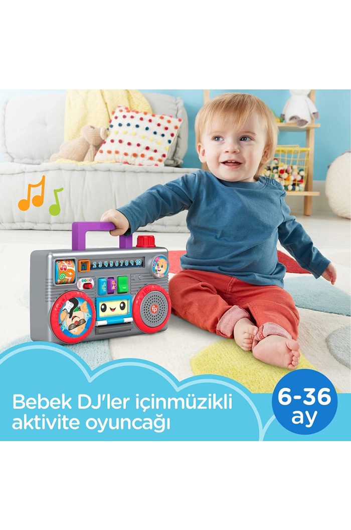 Fisher Price Eğlen ve Öğren Müzik Kutusu (Türkçe)