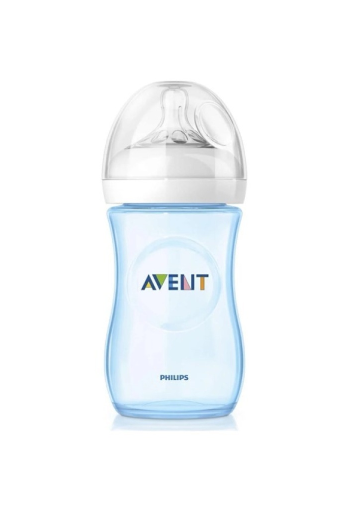 Avent Natural PP Biberon 260 ml - Mavi