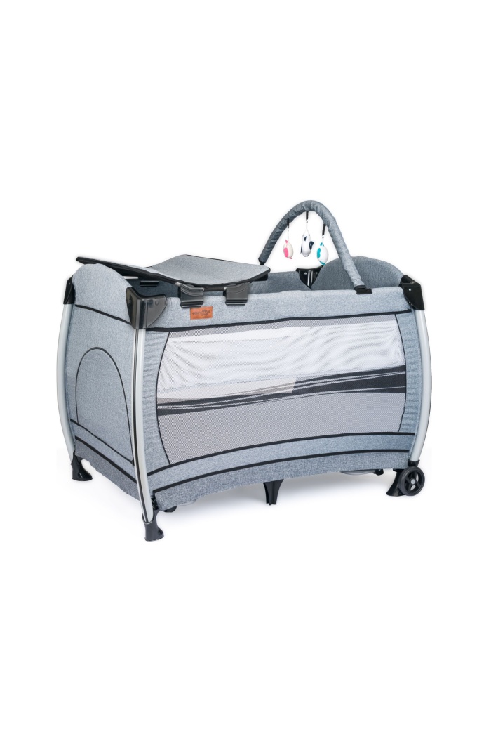 Comfymax Power Park Yatak Oyun Parkı 70x110 - Steel Grey