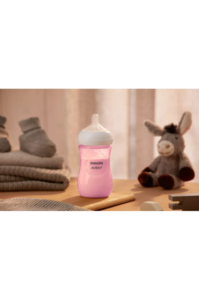 Philips Avent Natural Response PP Pembe Biberon 1+ Ay 260 ml SCY903/11