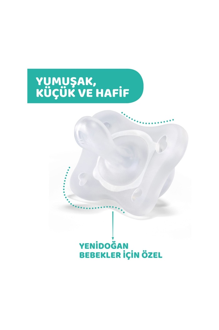 Chicco PhysioForma Mini Soft 2li Emzik 0-2 Ay Kız