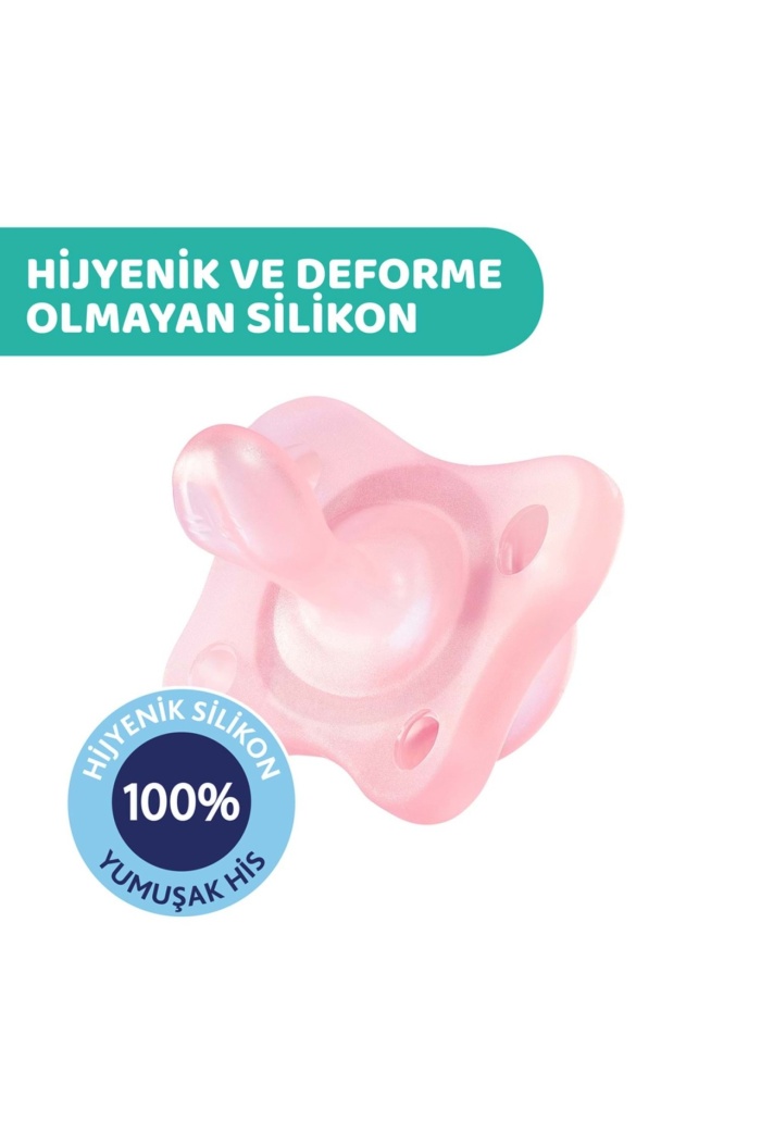 Chicco PhysioForma Mini Soft 2li Emzik 2-6 Ay Kız