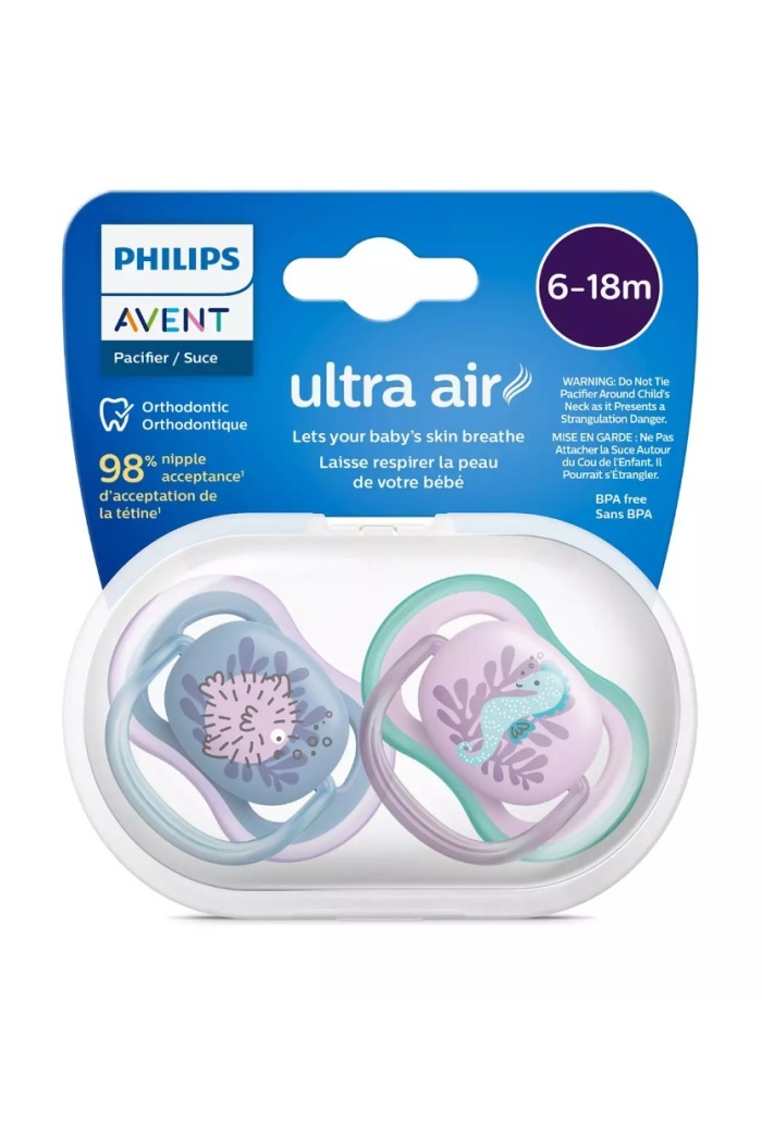 Philips Avent Ultra Air Emzik 6-18 Ay 2li Kız SCF085/61