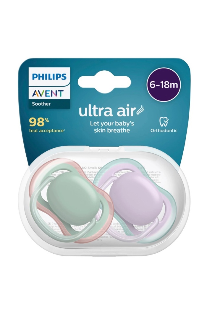 Philips Avent Ultra Air Emzik 6-18 Ay 2li Kız SCF085/16