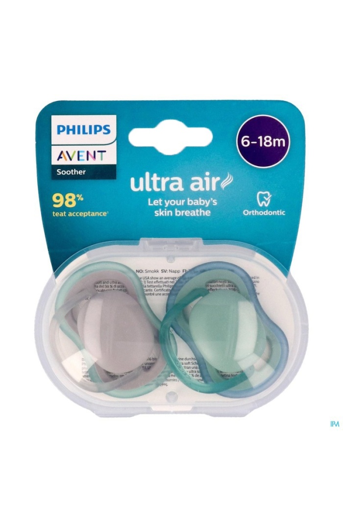 Philips Avent Ultra Air Emzik 6-18 Ay 2li Erkek SCF085/16