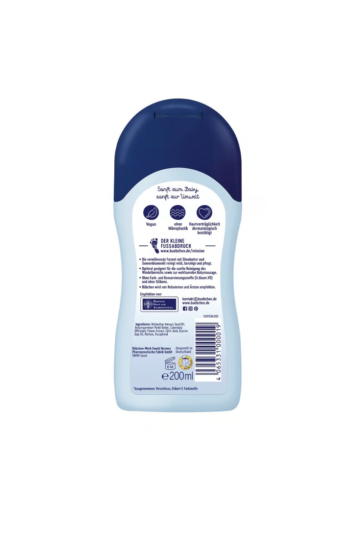 Bübchen Yenidoğan Sensitive Bebek Yağı 200 ml