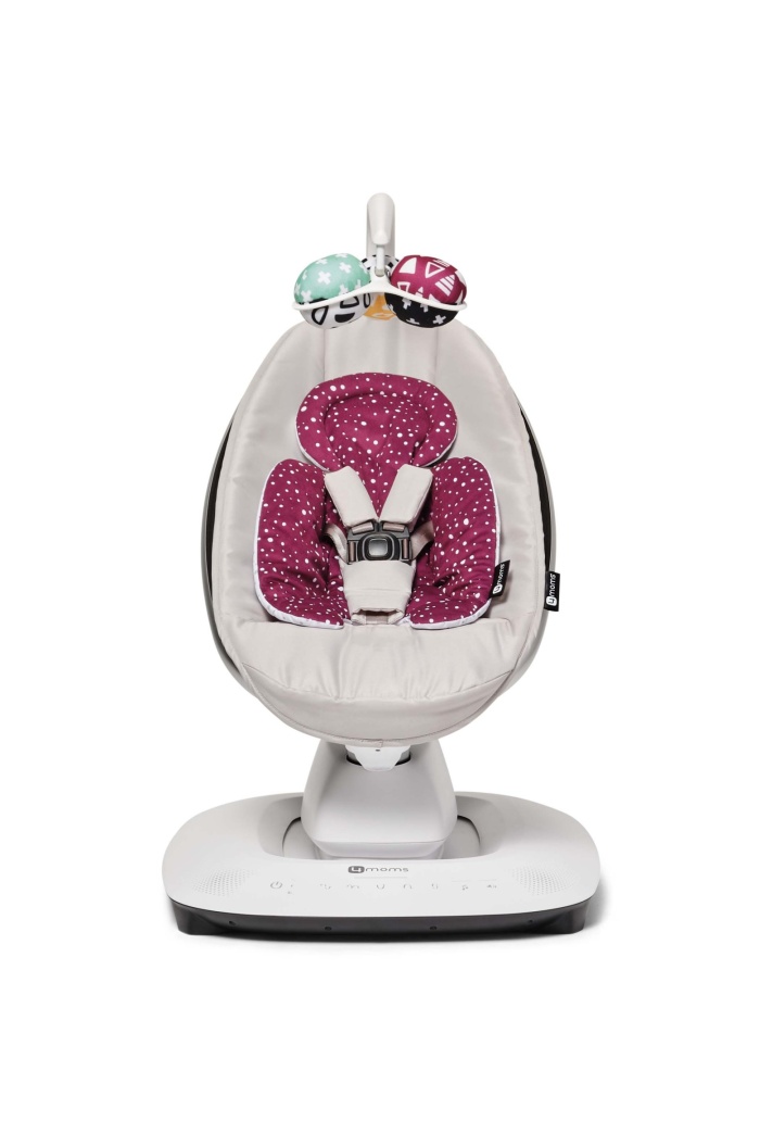 4Moms Mamaroo 5.0 Çift Yönlü Yenidoğan Destek Pedi Maroon Plus