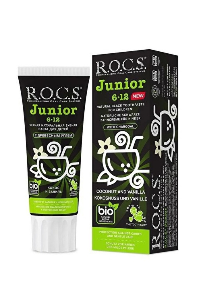 Rocs Junior Bitki İçerikli 6-12 Yaş Florürsüz Diş Macunu 60 ml