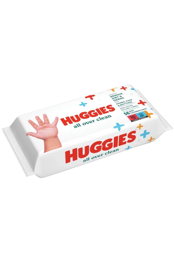 Huggies All Over Clean Bebek ve Çocuk Islak Mendili 10x56 Yaprak