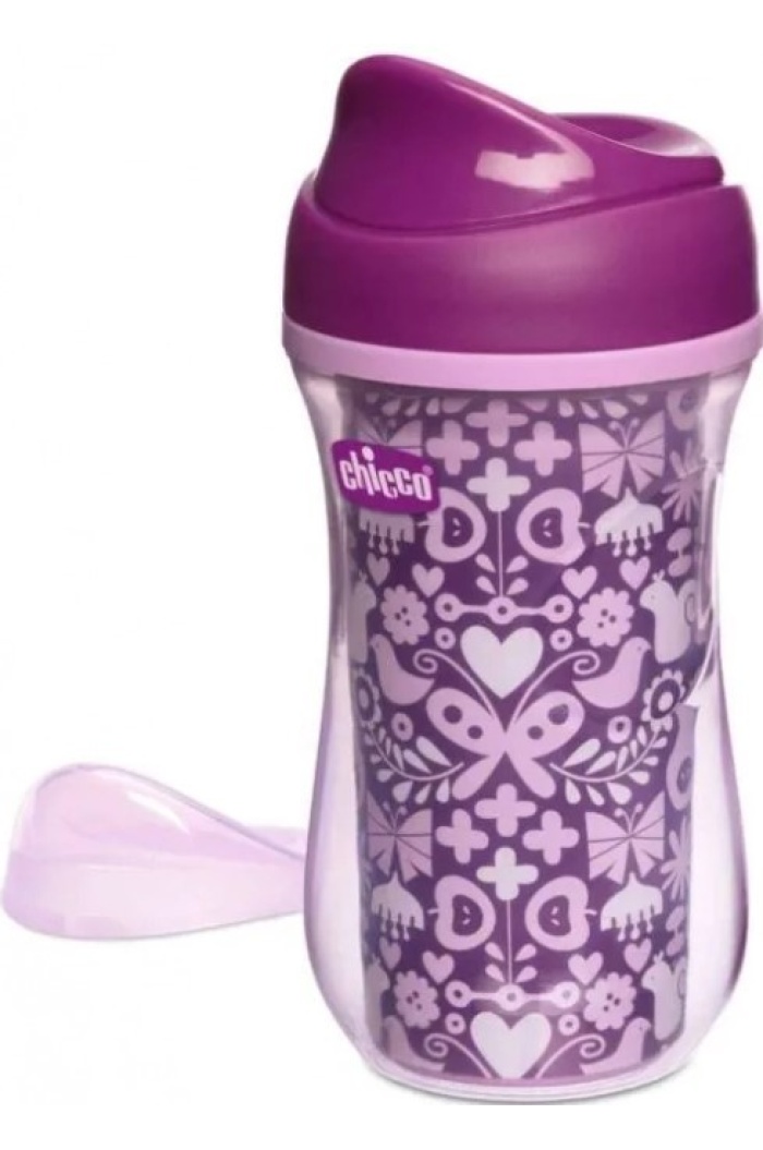 Chicco Isı Yalıtımlı Active Bardak 14 Ay+ 266 ml - Purple