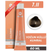 COLORİNN PROFESSİONAL TÜP SAÇ BOYASI 7.11 YOĞUN KÜLLÜ KUMRAL 60 ML (PAKET 3 ADET)