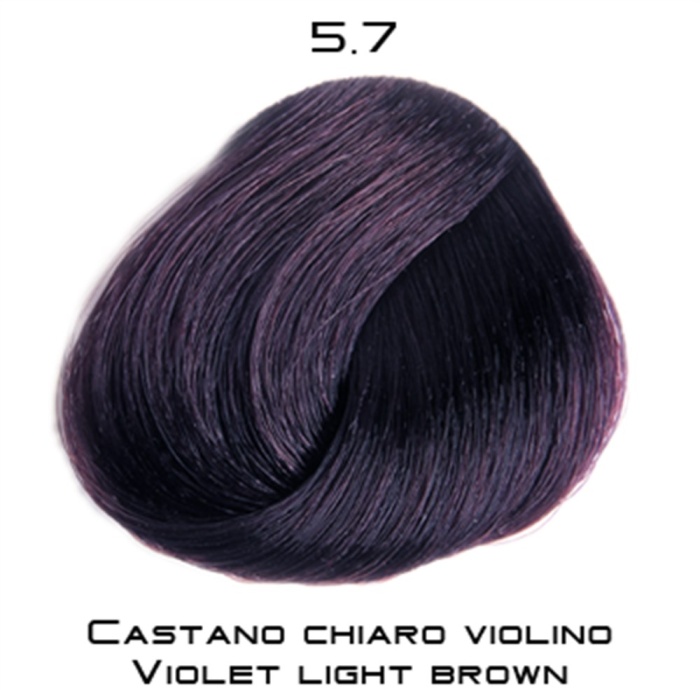 COLOREVO TÜP SAÇ BOYASI CASTANO CHIARO VIOLINO VIOLET LIGHT BROWN 5.7 60 ML (PAKET 3 ADET)