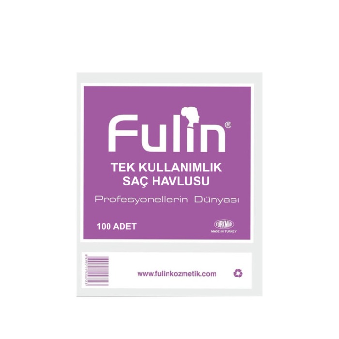 FULİN TEK KULLANIMLIK SAÇ HAVLUSU 100 ADET