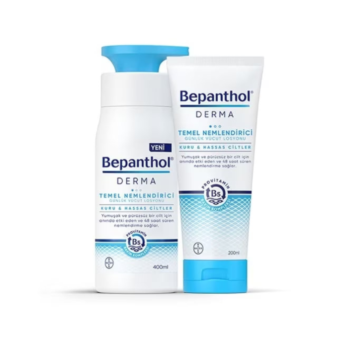 BEPANTHOL® DERMA TEMEL NEMLENDİRİCİ GÜNLÜK VÜCUT LOSYONU 400 ML.