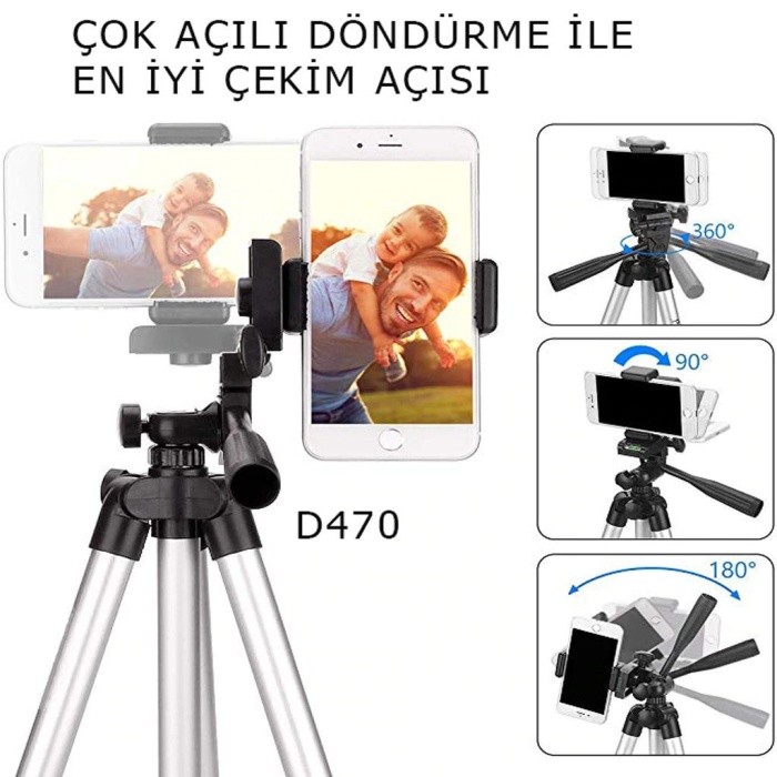 GGT 3110 Cep Telefonu ,Kamera, Aksiyon Kamera Tripod