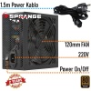 Sprange PS500-80P 500W 80 Plus Bronze Gamer 12CM Geniş Fan Power Supply