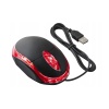 Platoon PL-1076 Usb Siyah Optik Işıklı Mouse