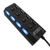 Platoon PL-5714 4 Port Usb 2.0 Çoklayıcı Hub Anahtarlı Işıklı On Off Düğmeli