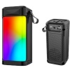 Concord ZQS-1206 BT USB SD Bluetooth RGB Işıklı Taşınabilir Hoparlör