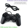 Concord C-850 Titreşimli USB Kablolu Joystick Gamepad Oyun Kolu Bilgisayar Masaüstü Laptop Uyumlu