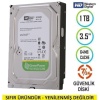 1TB WD WD10EURX 7/24 5400RPM 3.5 SATA 3 6Gbit/s 64MB Güvenlik Kamerası Diski