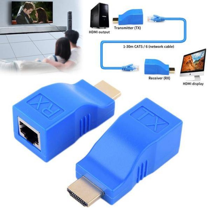 EX2022 4K HDMI To Cat5-Cat6 Extender 30 Metre Uzatıcı