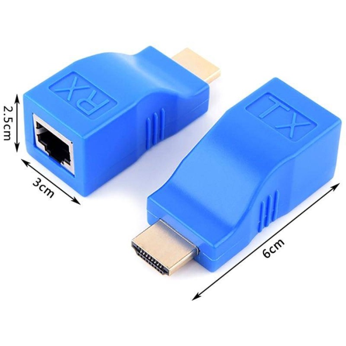 EX2022 4K HDMI To Cat5-Cat6 Extender 30 Metre Uzatıcı