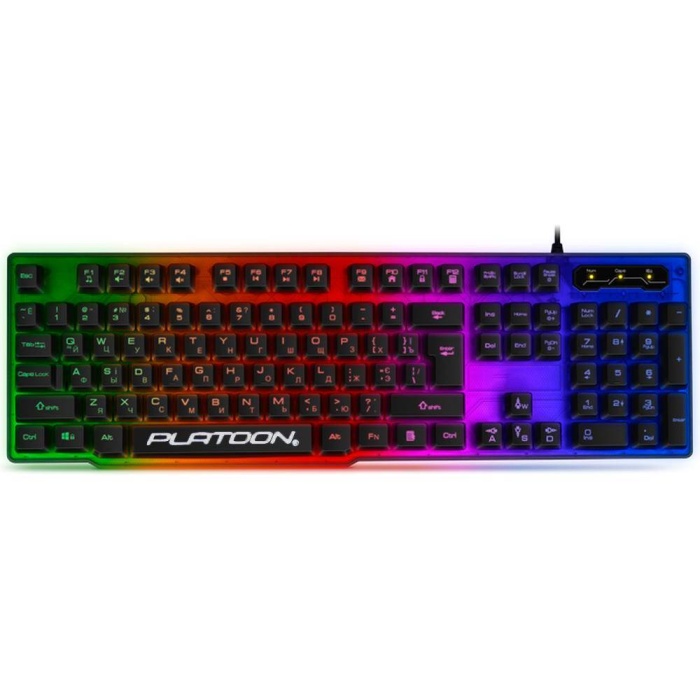 Platoon PL-476M Metal Gövde Mekanik Hisli RGB Işıklı Oyuncu Gaming Klavye