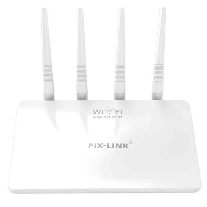 Pix-Link LV-WR21Q 5DBI 4 Anten 2.4GHz 300Mbps Repeater Acces Point Kablosuz Menzil Genişletici